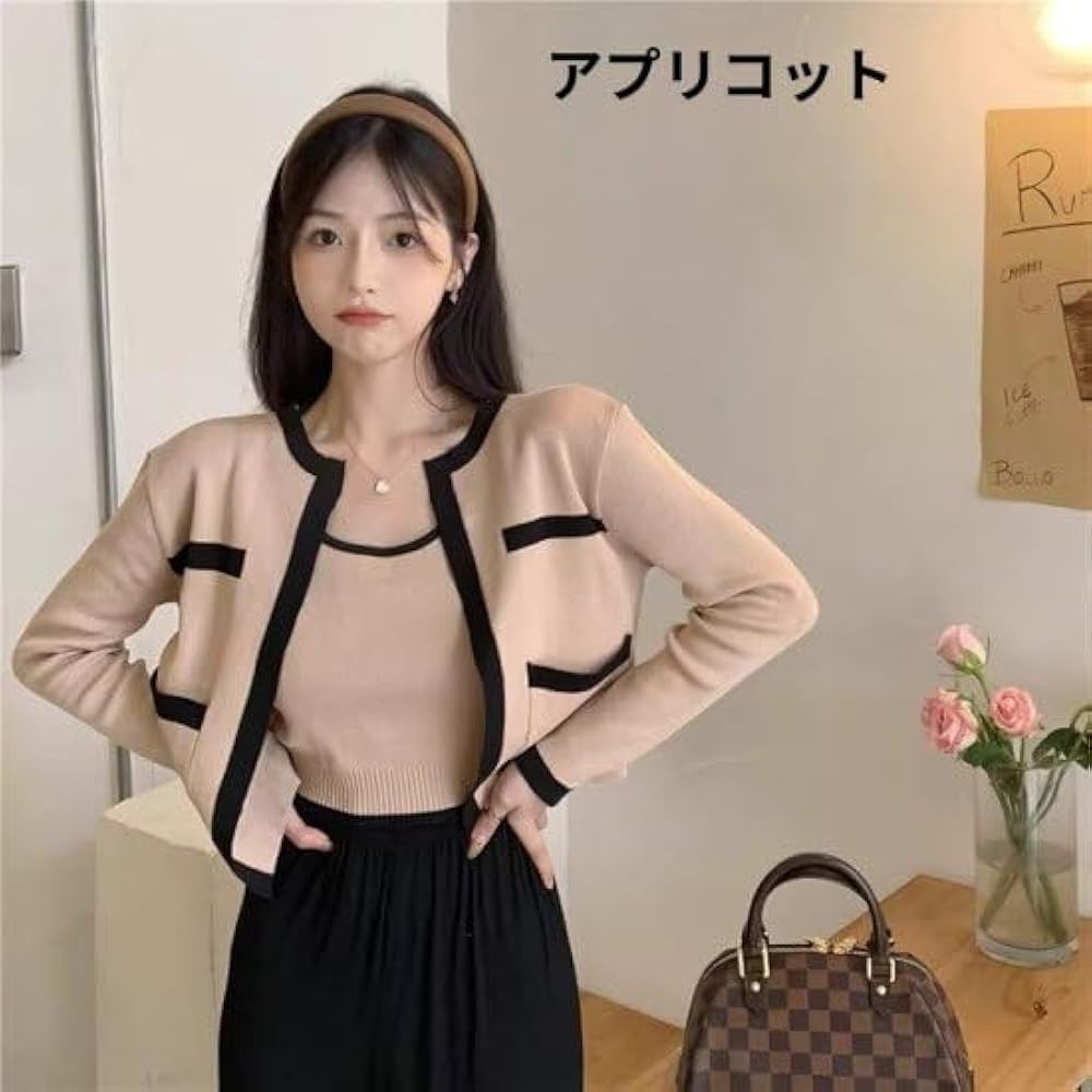 極美品✨バーバリー ブルーレーベル アンサンブル カーディガン キャミソール Amazon | ニットアンサンブル レディース セットアップ
